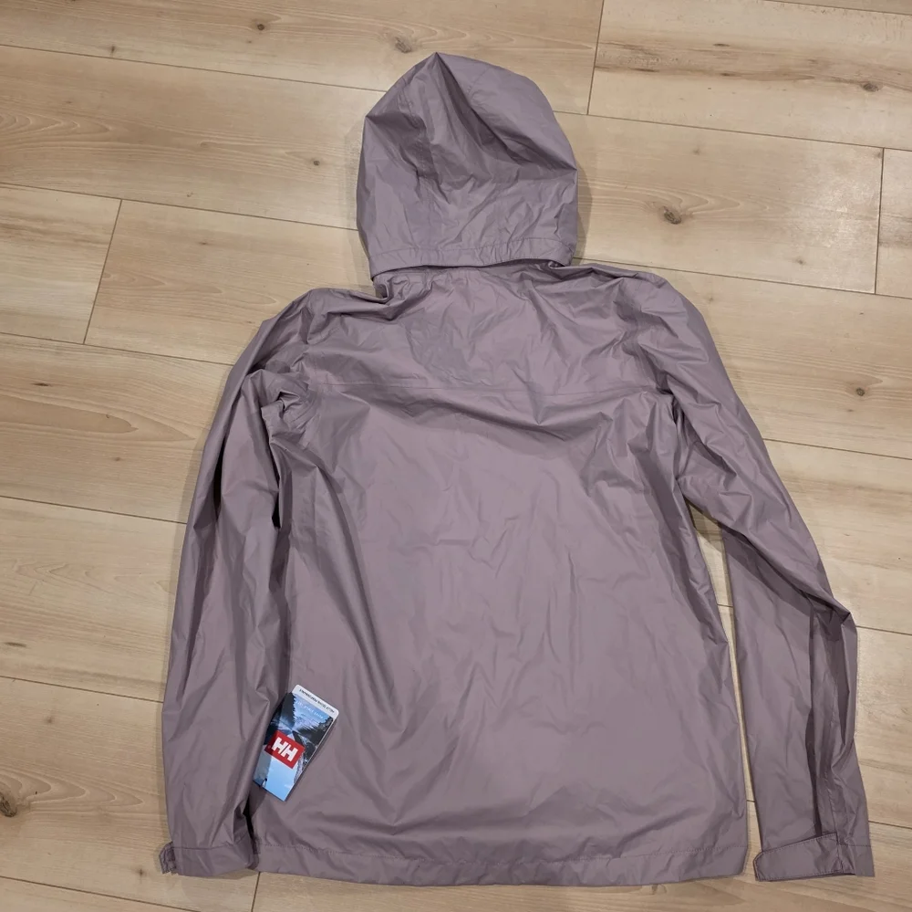 Helly Hansen JR Joke Light Purple Hooded Jacket Waterproof Shell - Picture 5 of 12